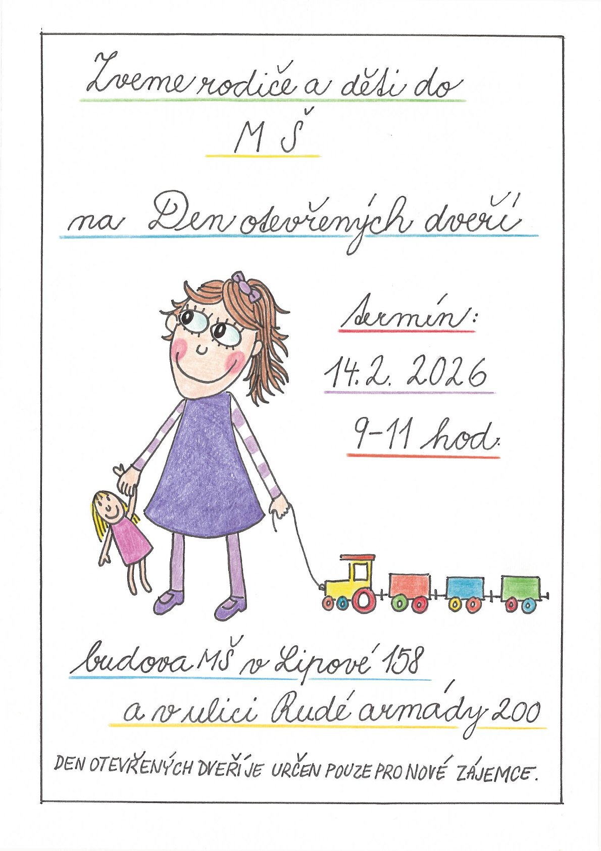 Den otevřených dveří MŠ